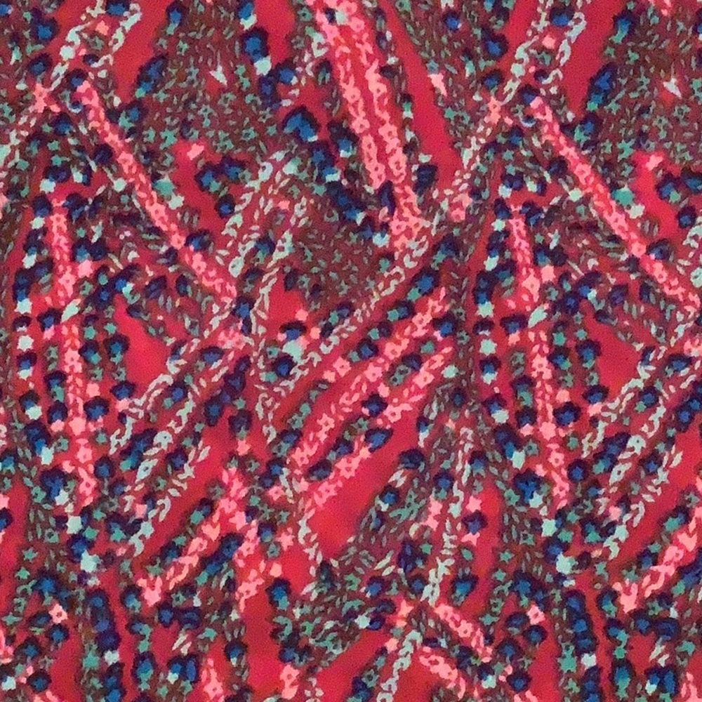 Fun2fun Sheer, Berry Colored, Split Neck Blouse S… - image 7